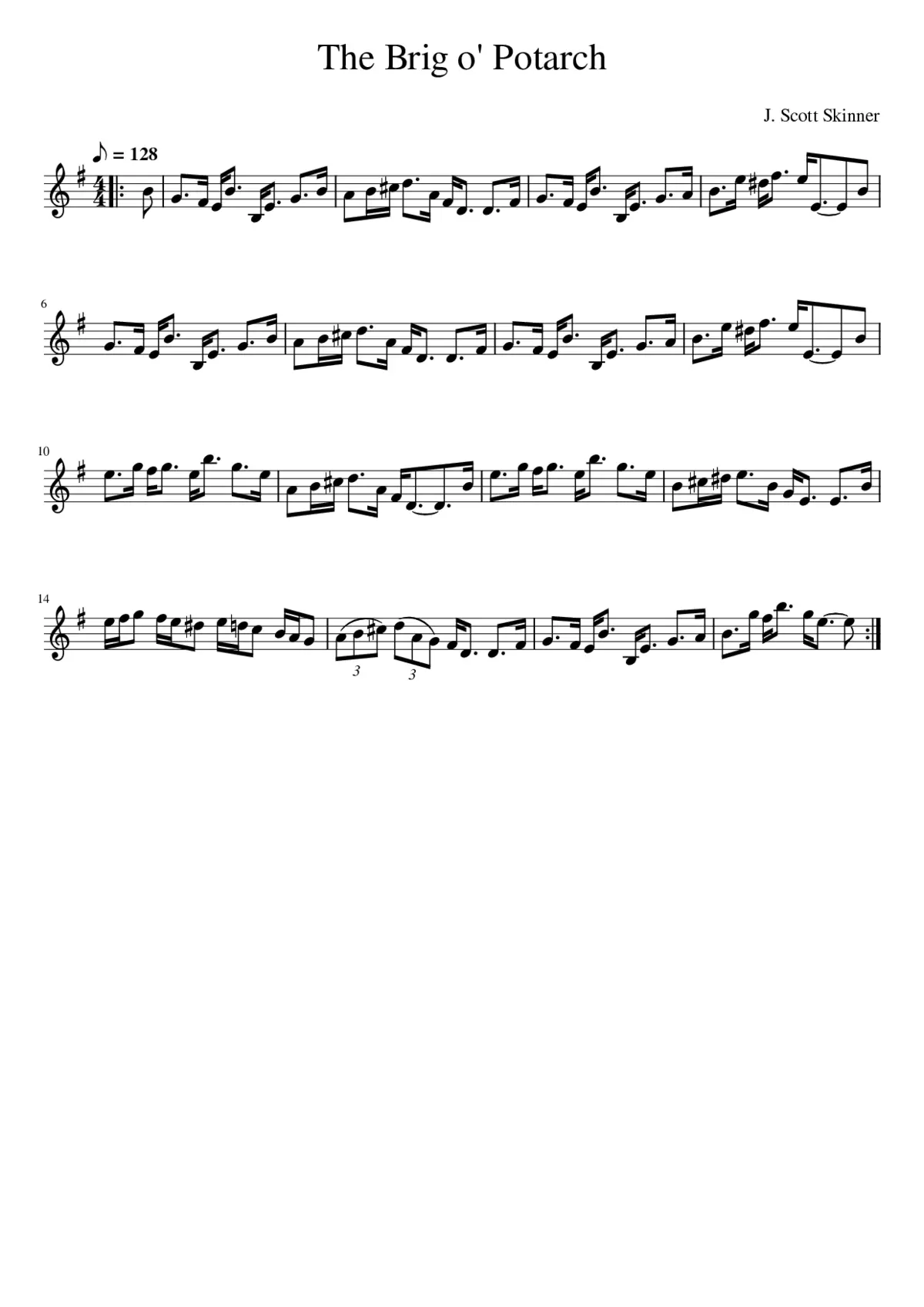 The Brig o' Potarch - Page 1