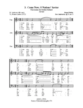 Nun komm, der Heiden Heiland