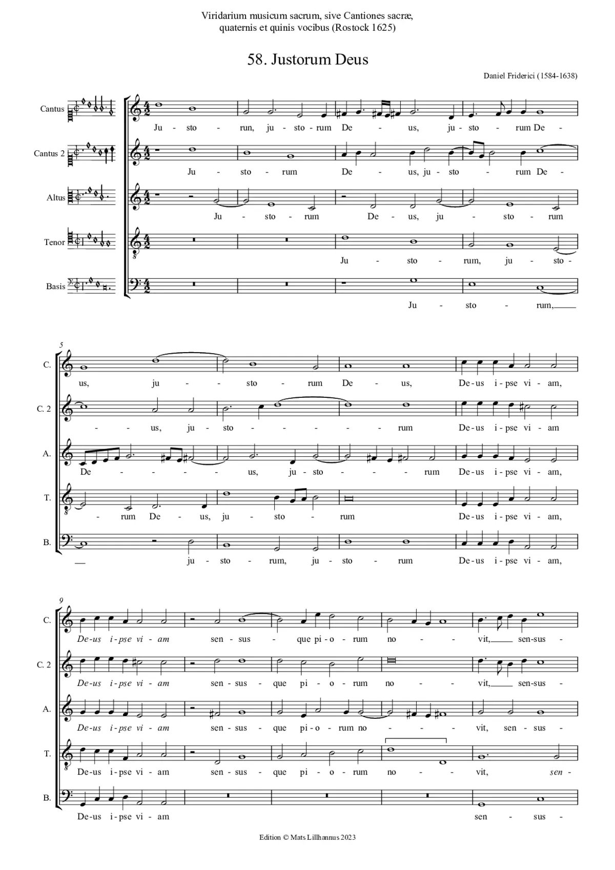Justorum Deus - Page 1