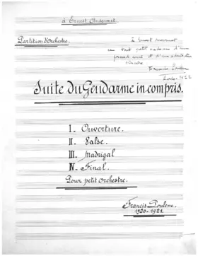 Suite du gendarme incompris