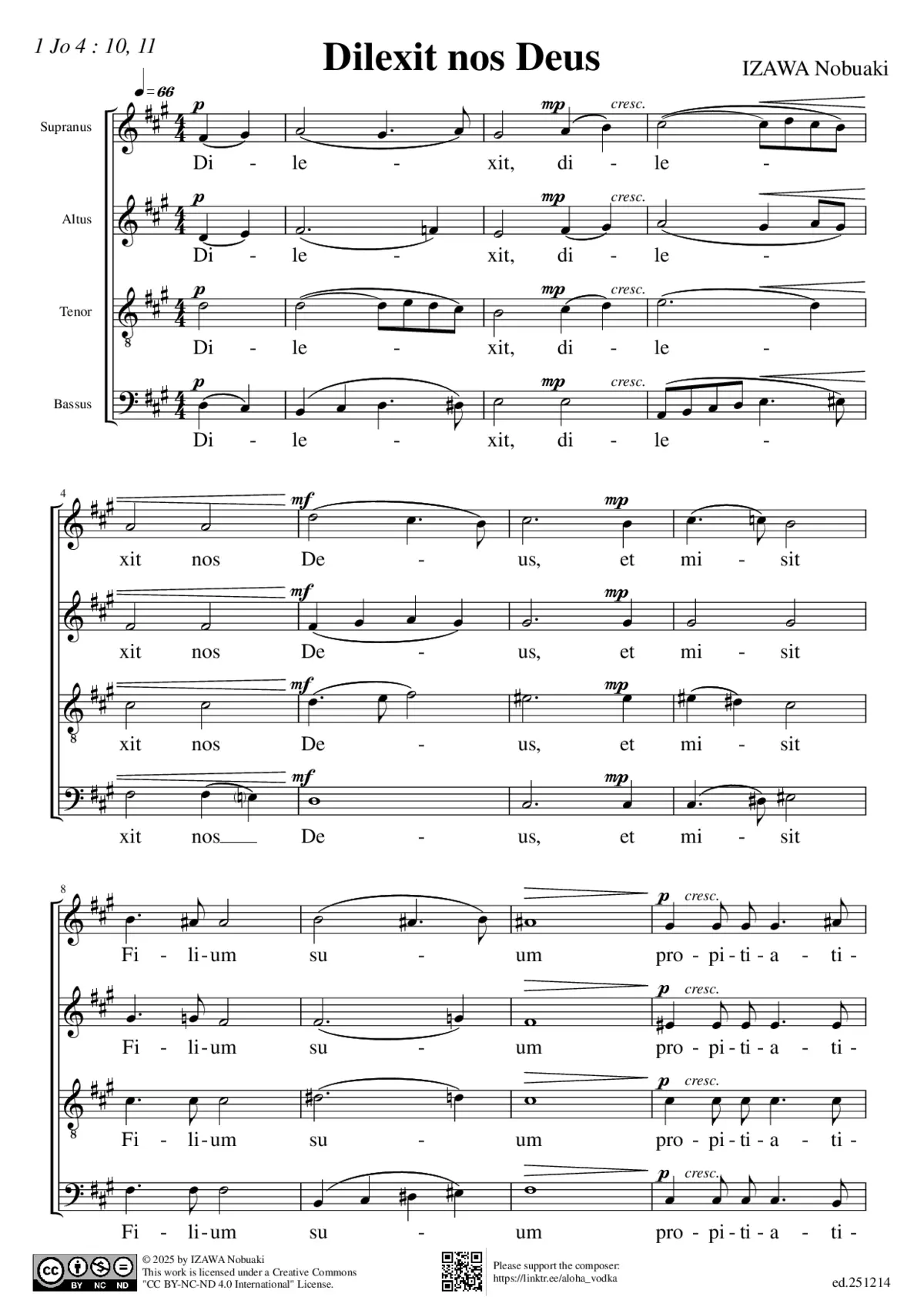 Dilexit nos Deus - Page 1