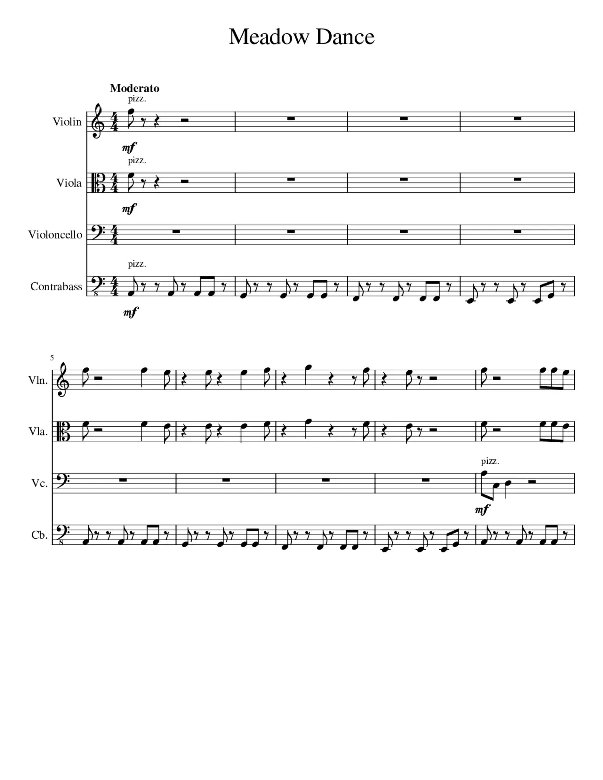 Meadow Dance - Page 1