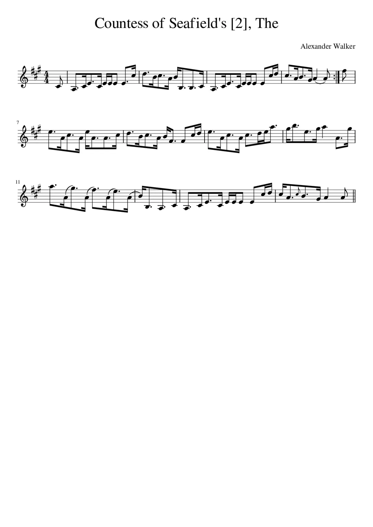 The Countess of Seafield's - Page 1