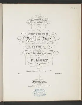 Fantaisie sur des motifs de La pastorella dell’Alpi e Li marinari des Soirées musicales
