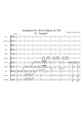 Symphony No.40 in G minor K.550