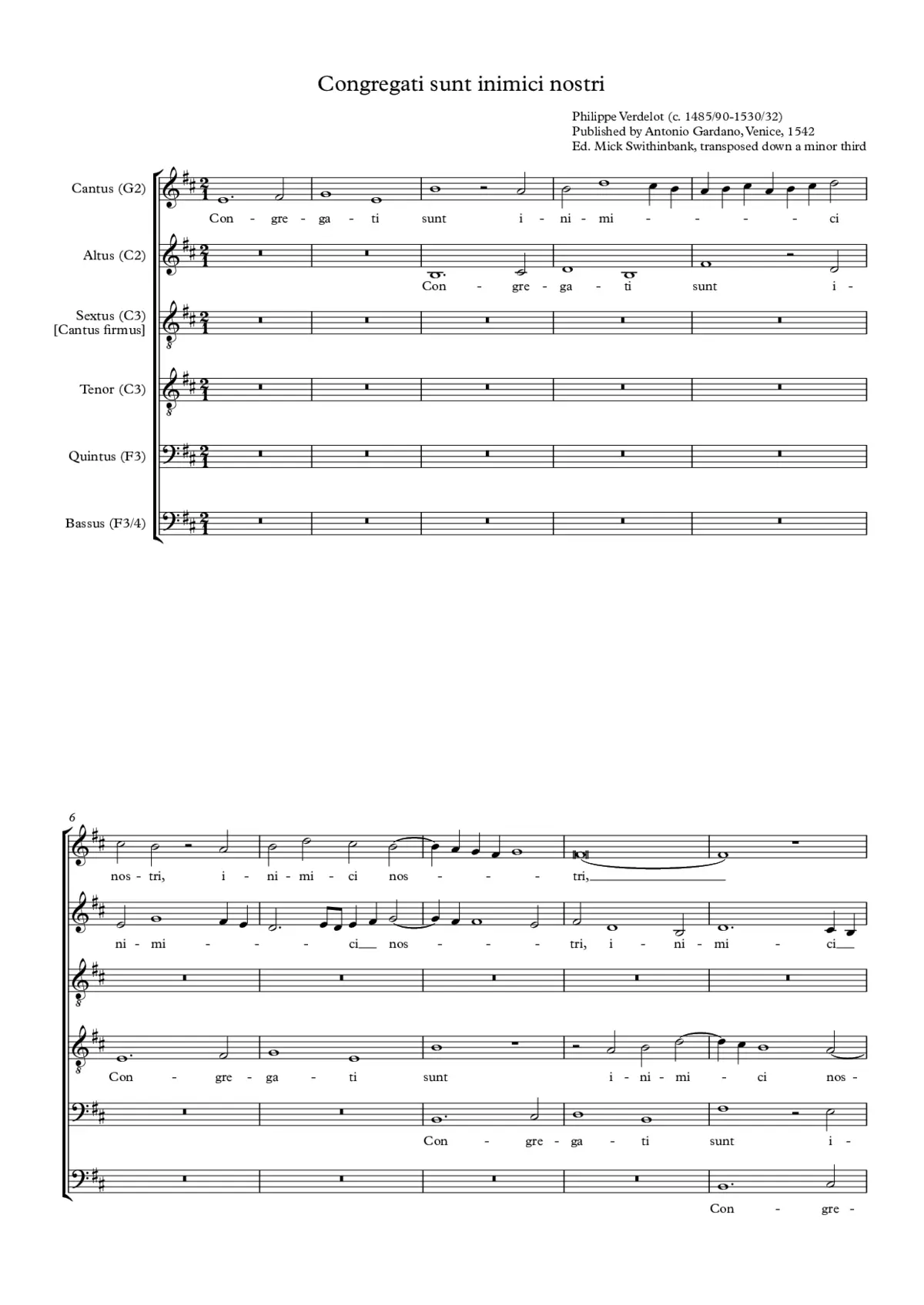 Congregati sunt - Page 1