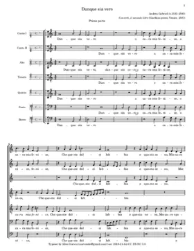 Dunque fia vero - Dunque il consenti Amor