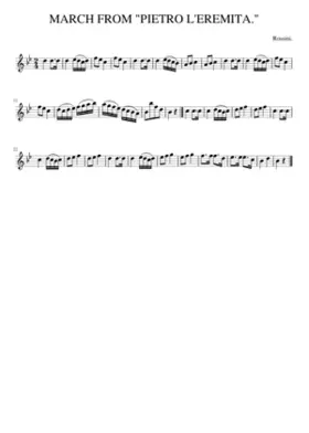 MARCH FROM PIETRO L'EREMITA.