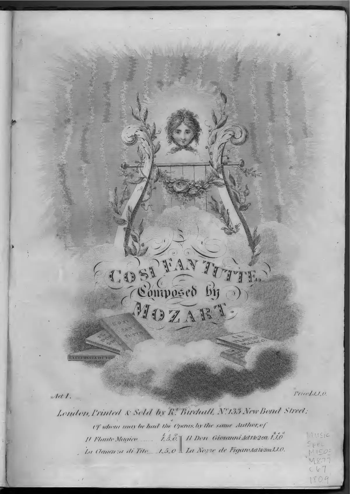 Cosi fan tutte, ossia La scuola degli amanti - Page 1