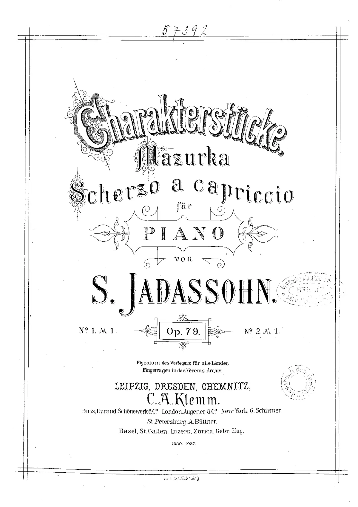 2 Charakterstücke - Page 1
