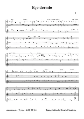 Ego dormio