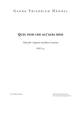 Quel fior che all'alba ride