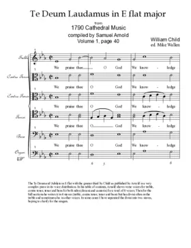 Te Deum in E flat major