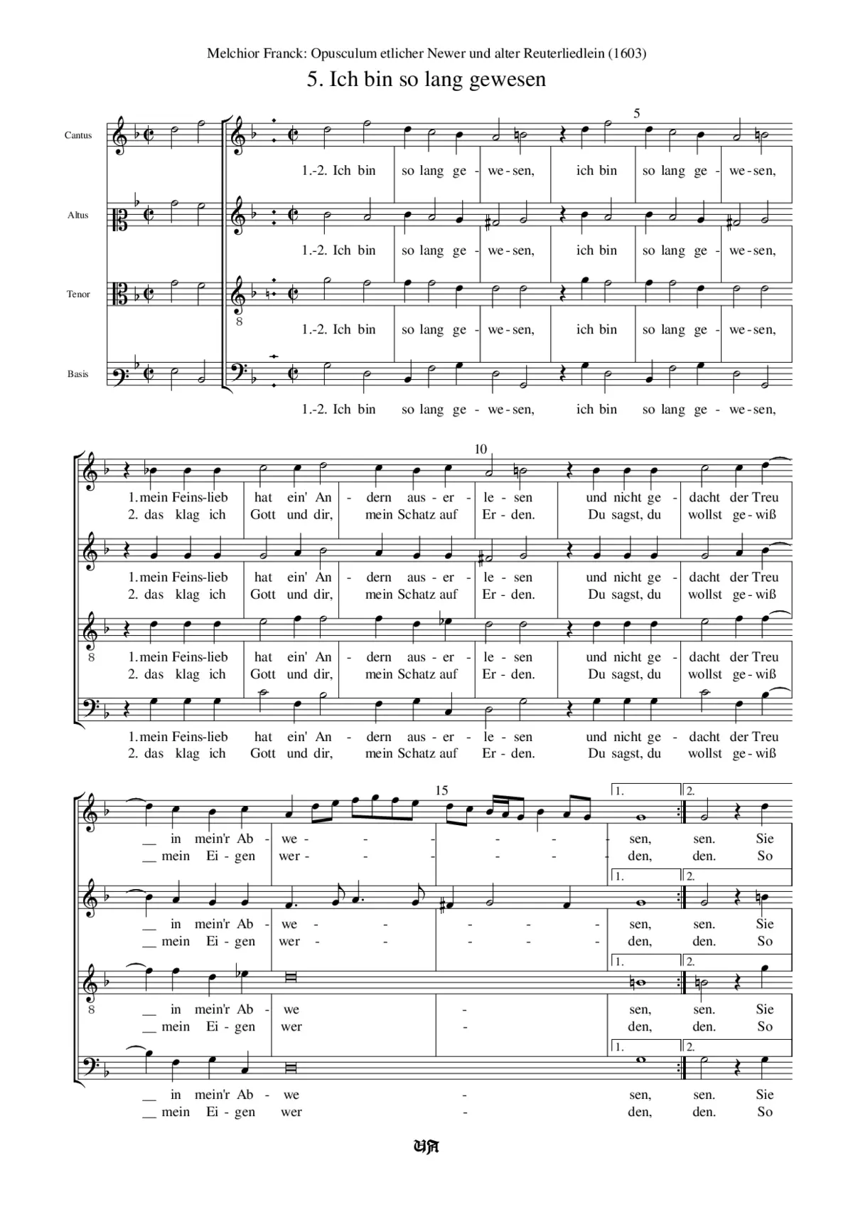 Ich bin so lang gewesen - Page 1