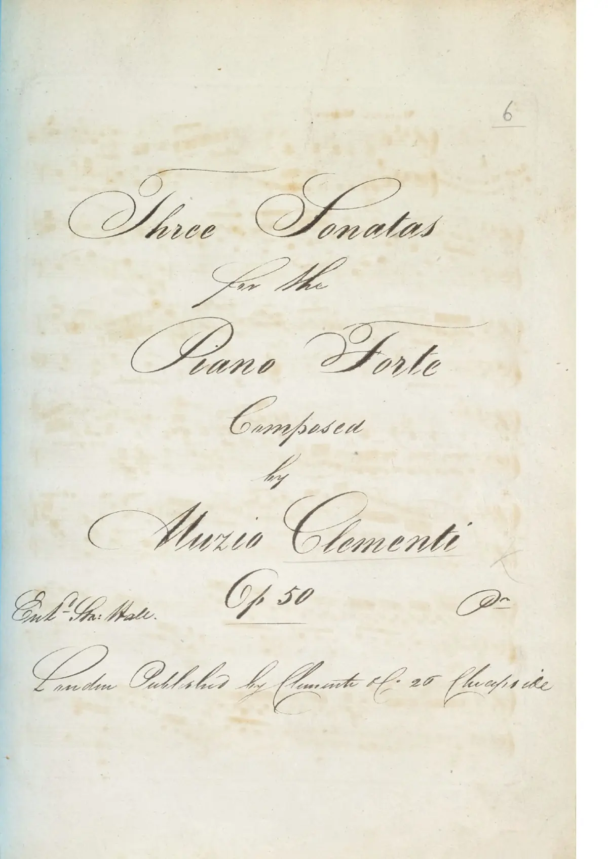 Three Piano Sonatas - Page 1