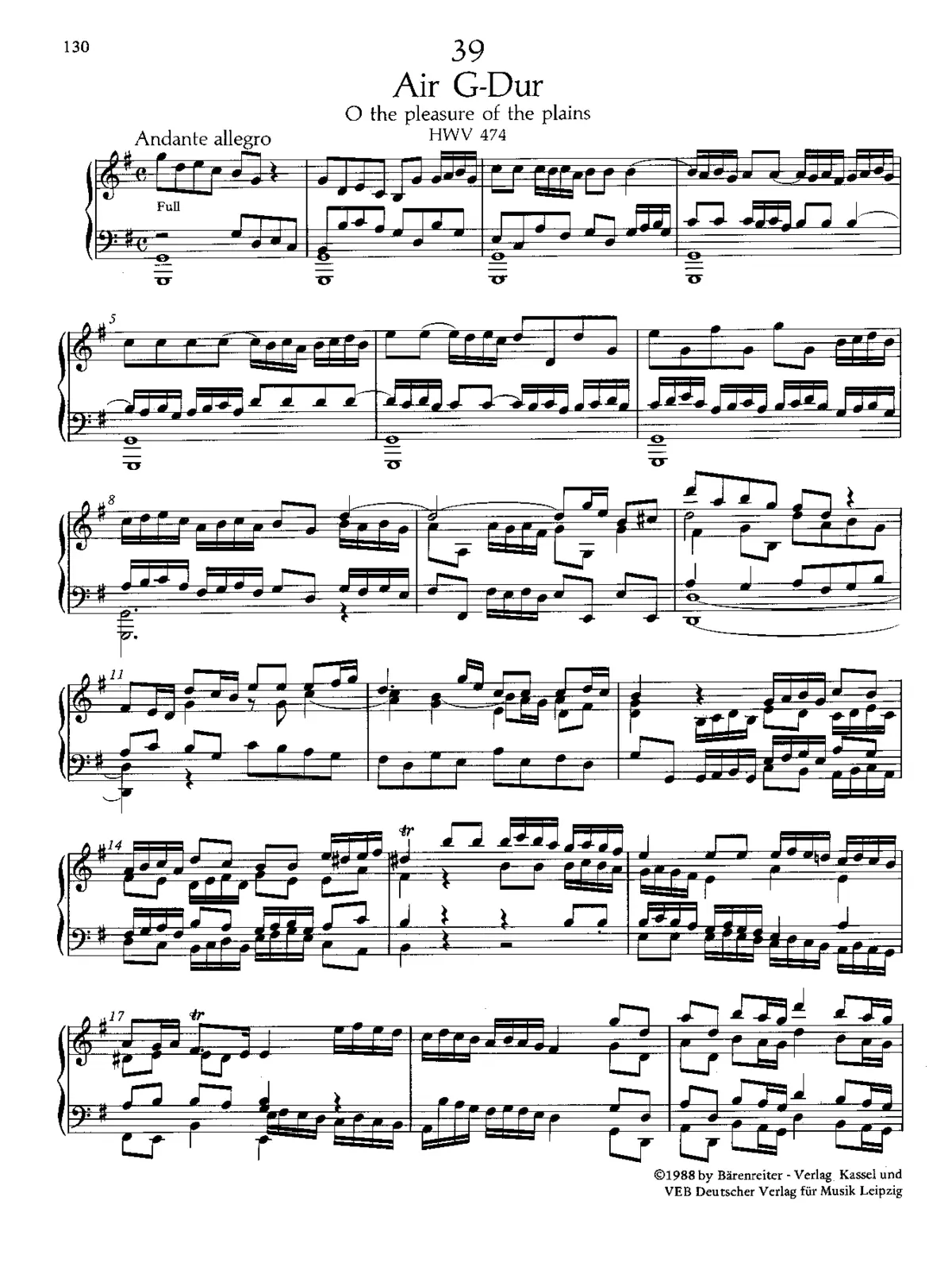 Air in G major - Page 1