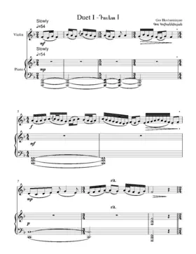 2 Duets for Violin and Piano