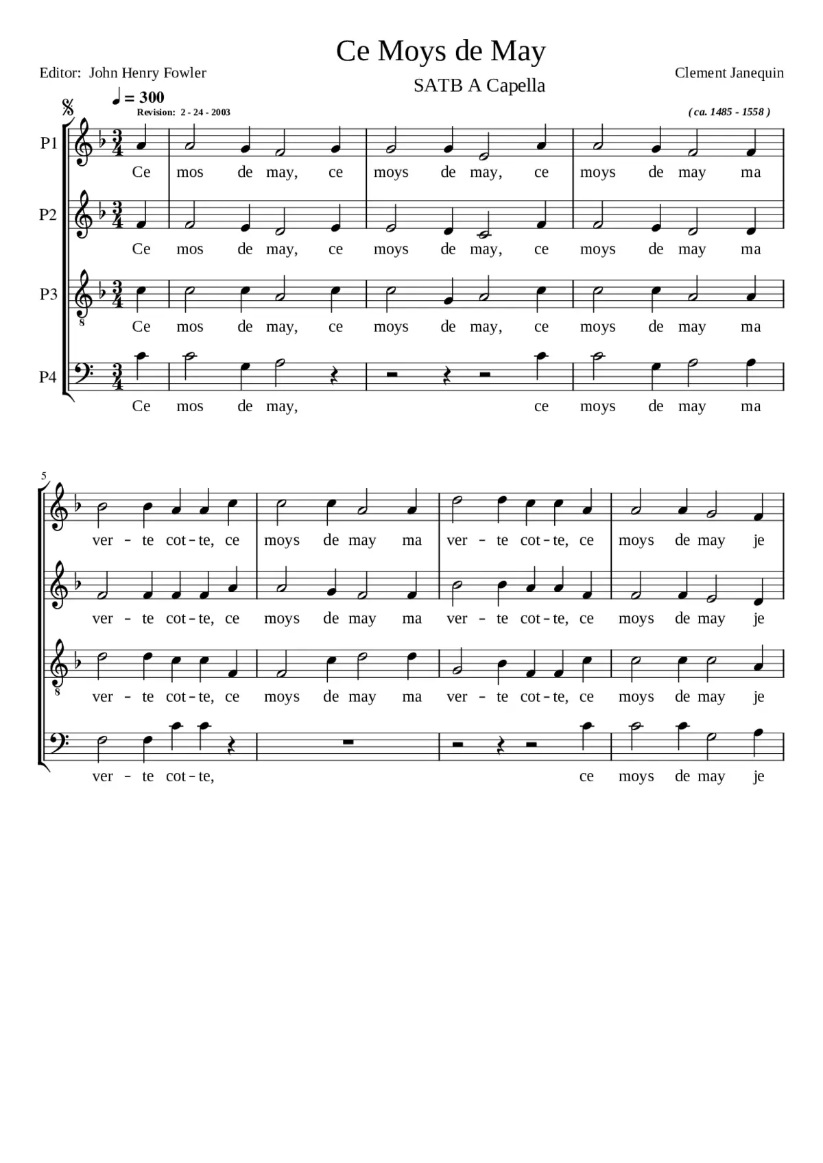 Ce moys de may - Page 1