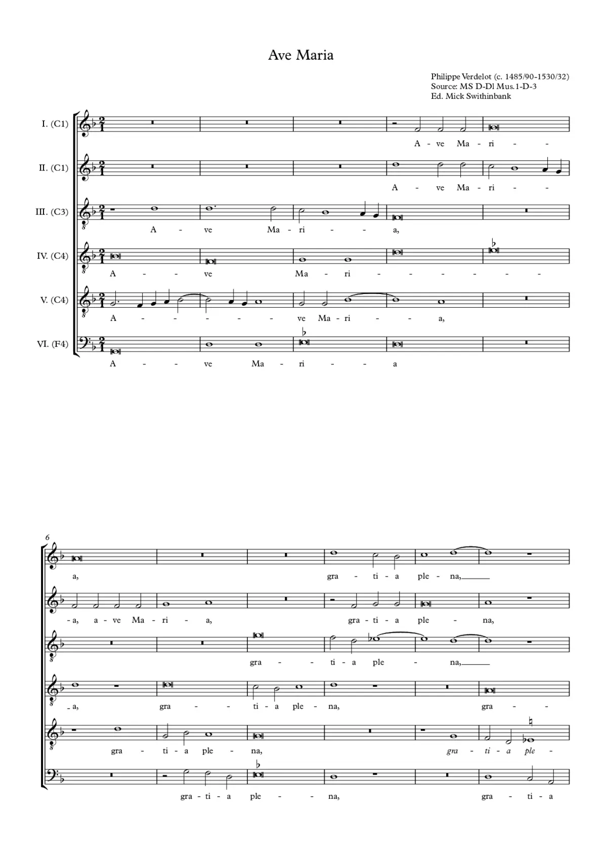 Ave Maria - Page 1