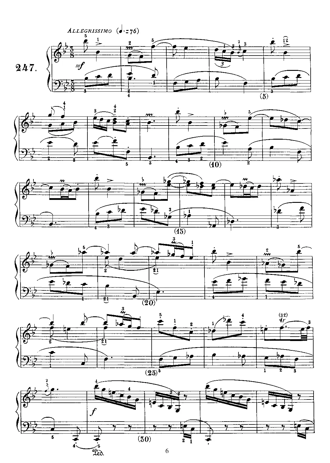 Keyboard Sonata in B-flat major - Page 1
