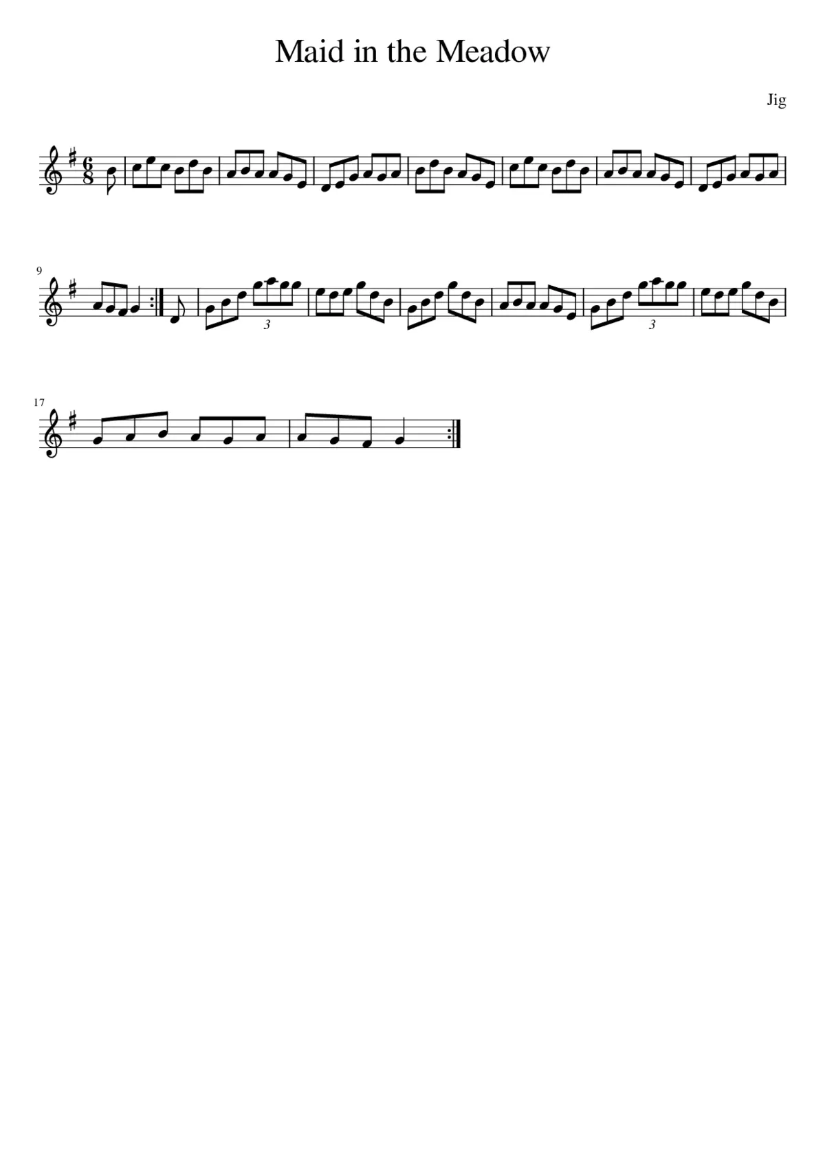 Maid in the Meadow - Page 1