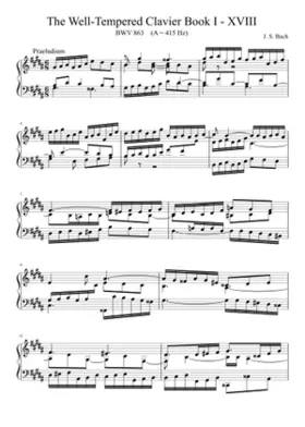 Prelude and Fugue in G-sharp minor BWV 863