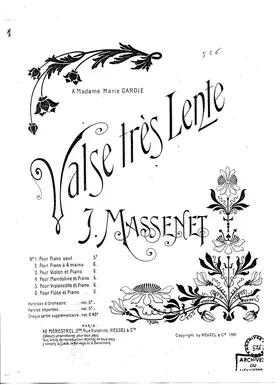 Valse très lente