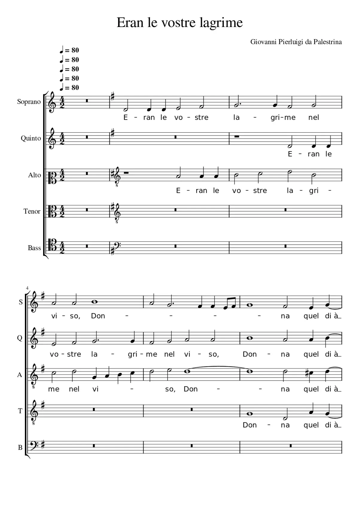 Eran le vostre lagrime - Page 1