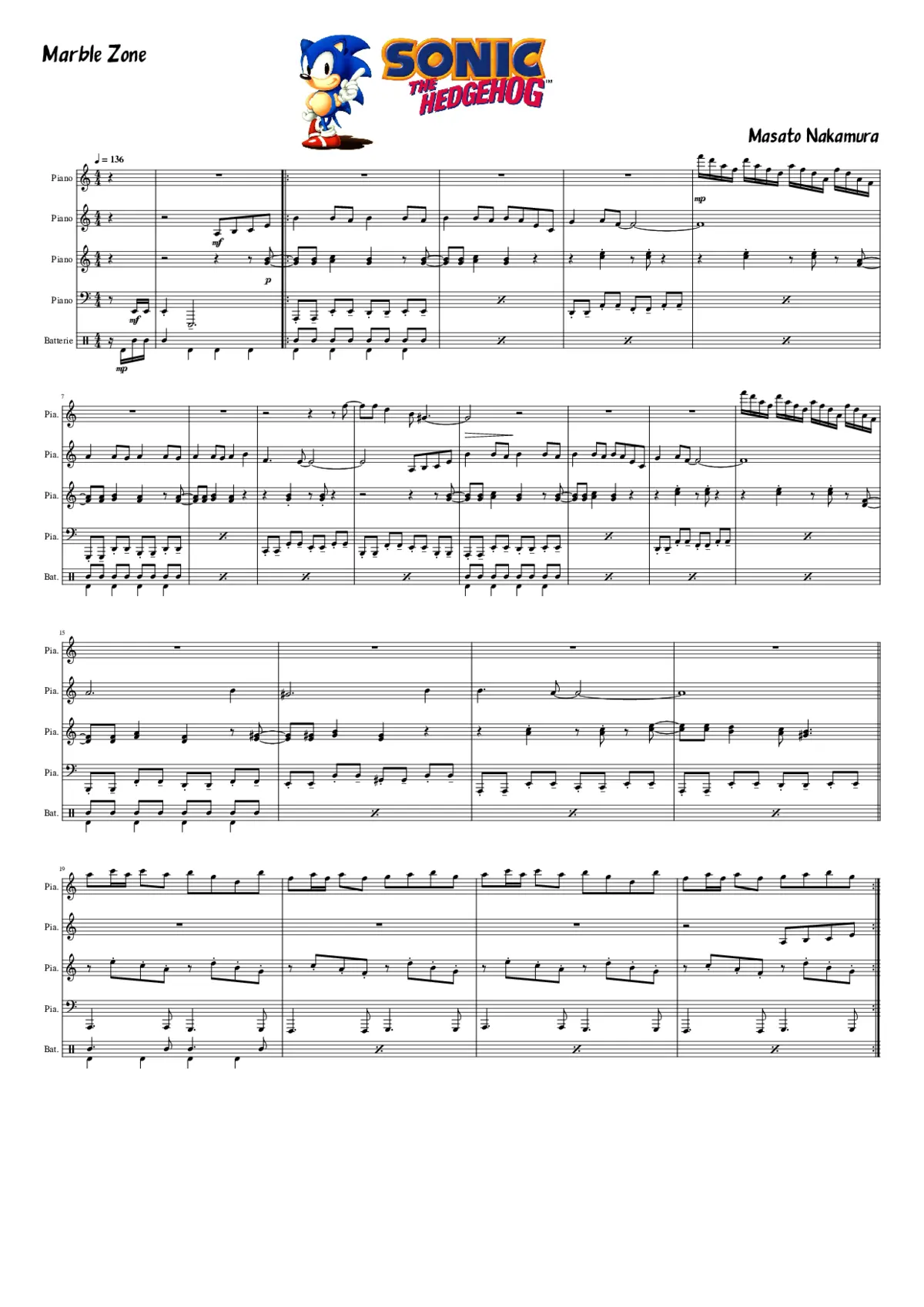 sonic the hedgehog - marble zone - Page 1