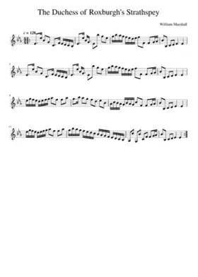 The Duchess of Roxburgh's Strathspey