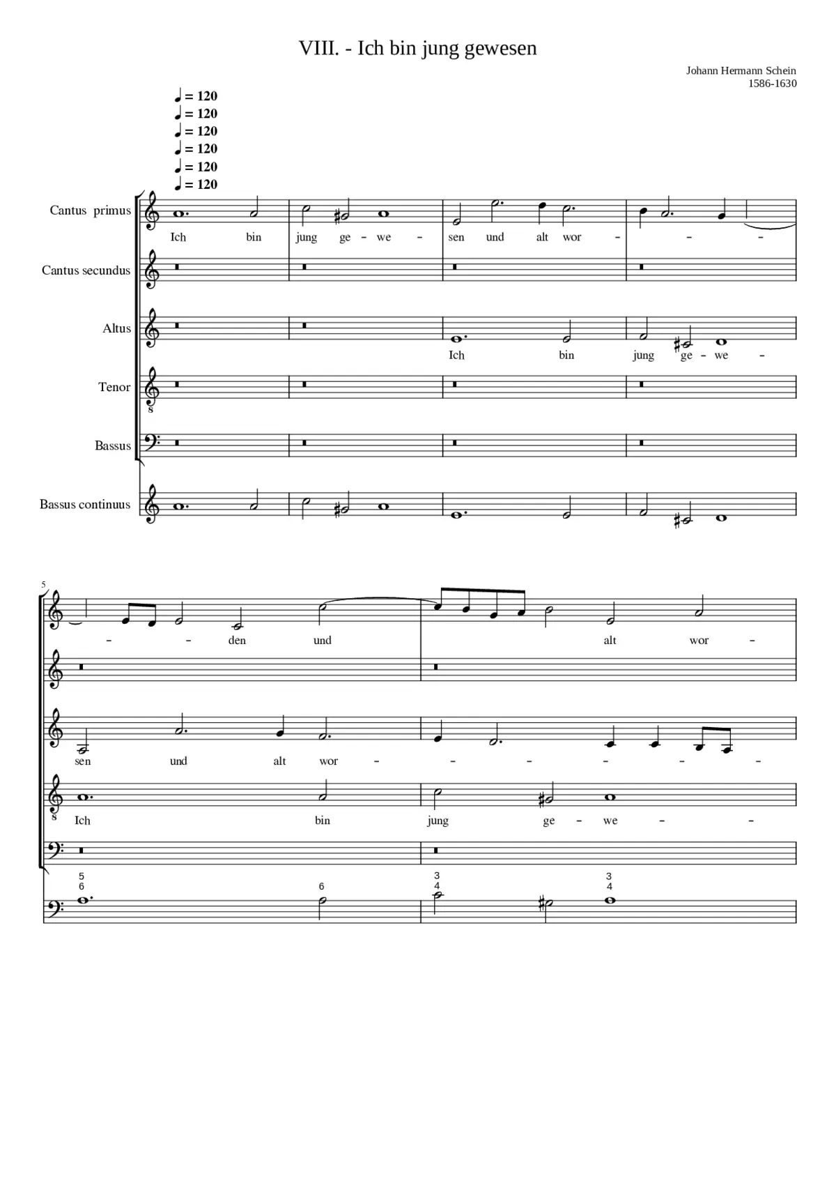 Ich bin jung gewesen - Page 1