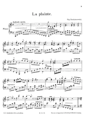 3 Morceaux pour piano