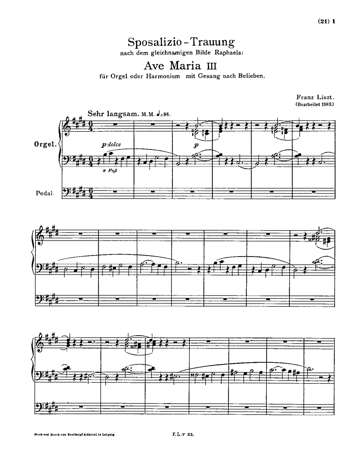 Ave Maria III - Page 1