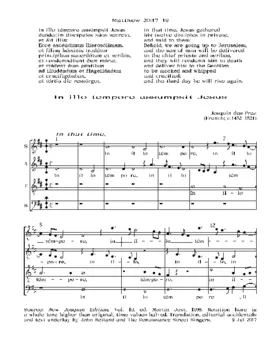 In illo tempore assumpsit