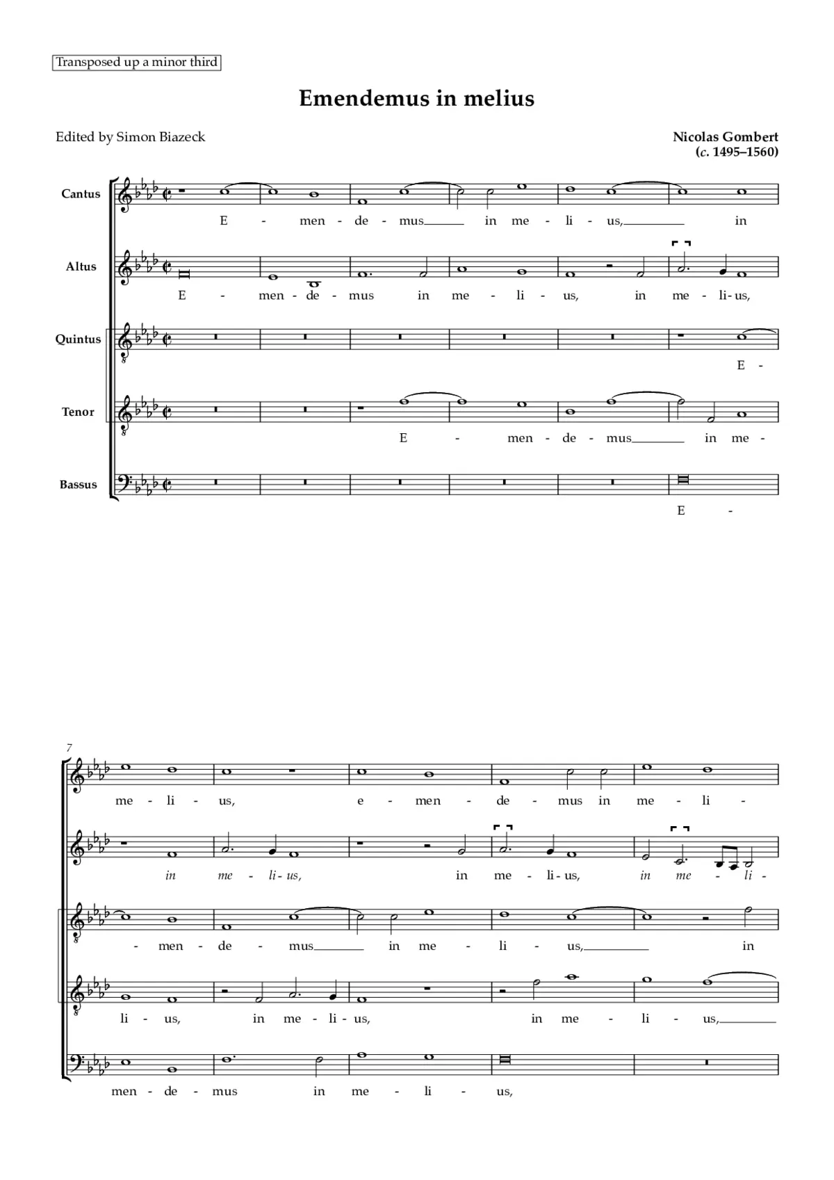 Emendemus in melius - Page 1