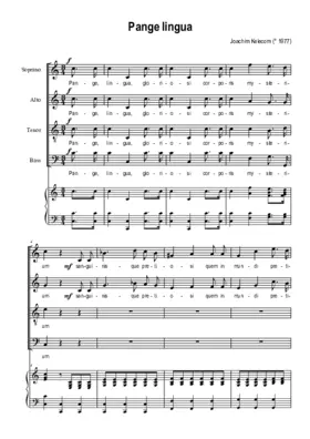 Pange, lingua, gloriosi Corporis mysterium