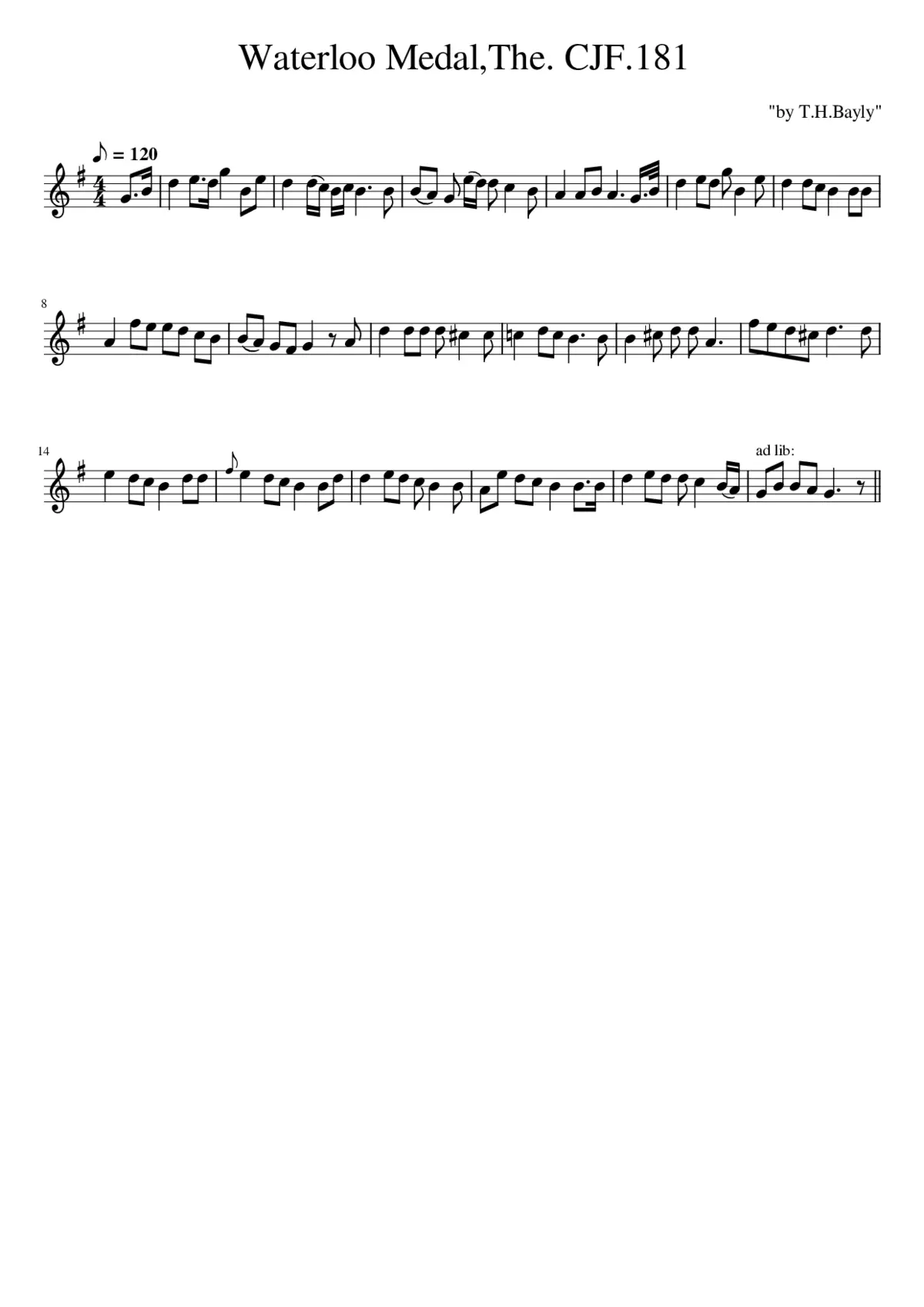 Waterloo MedalThe. CJF.181 - Page 1