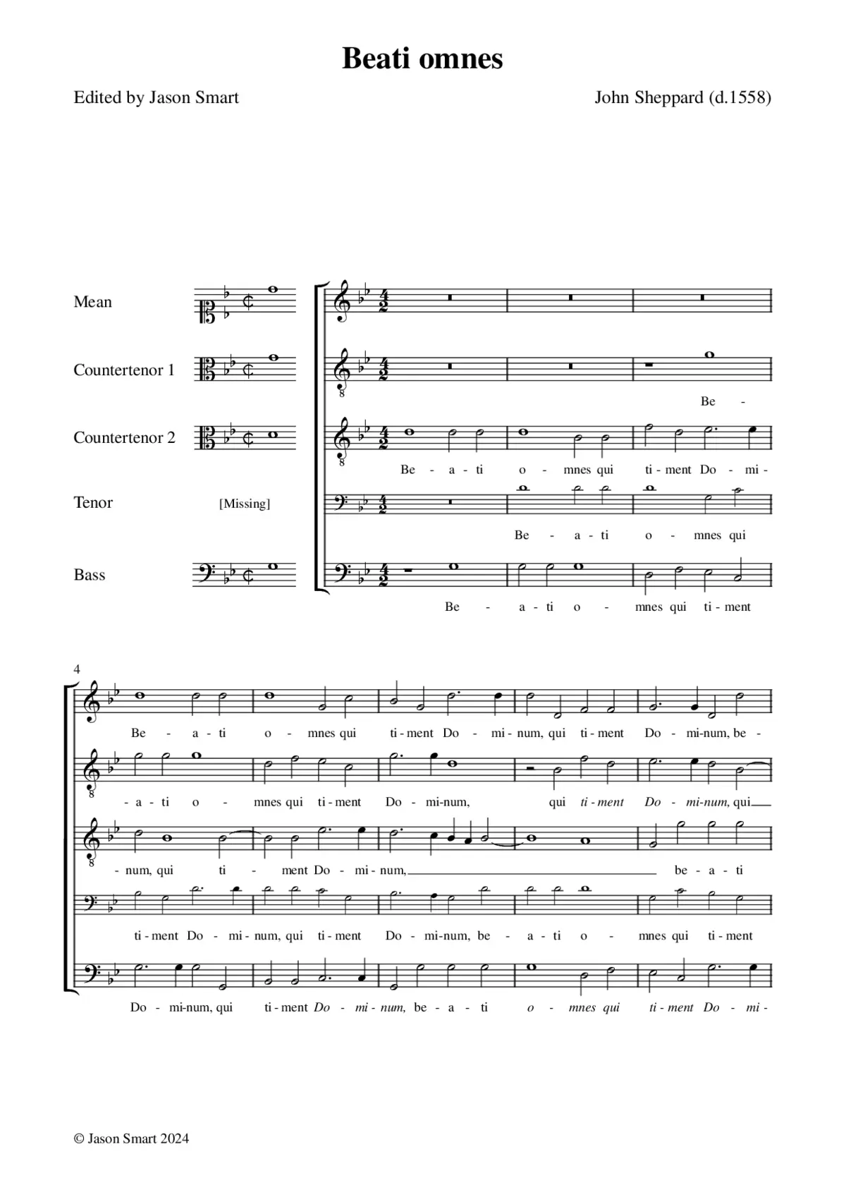 Beati omnes - Page 1