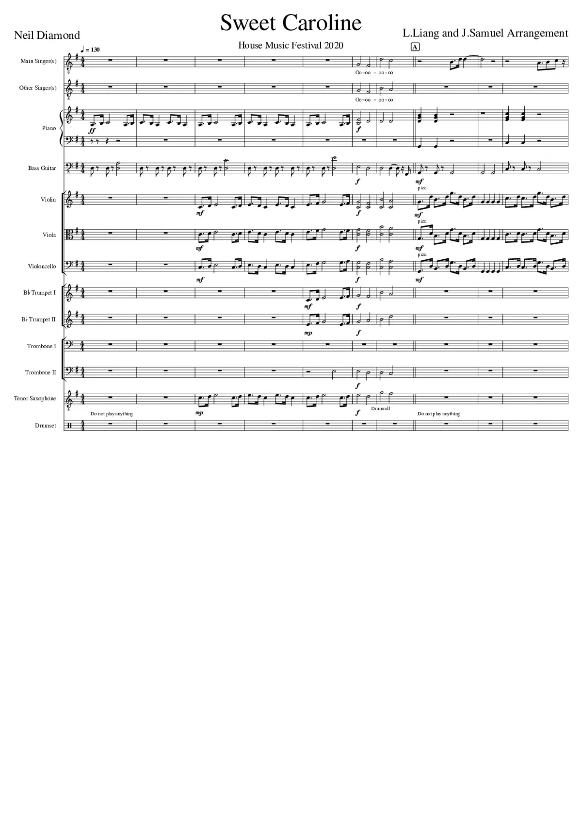 sweet caroline - Page 1