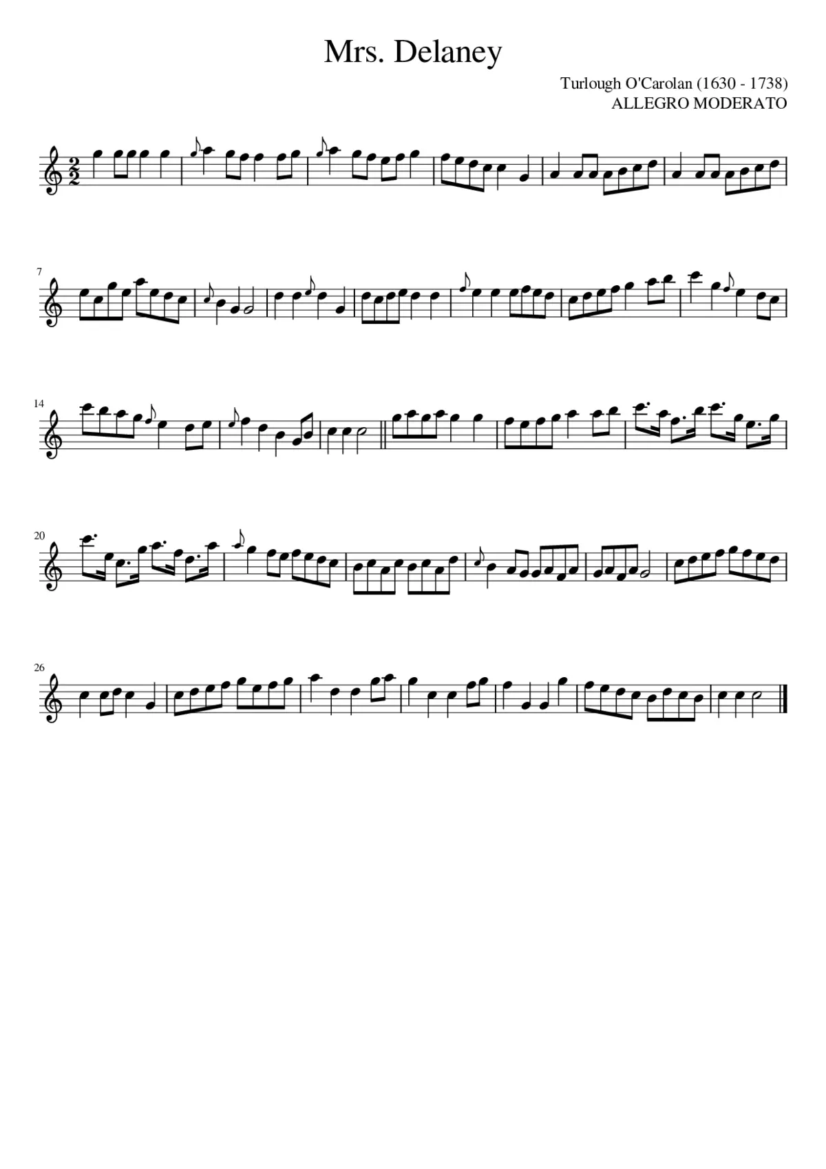 Mrs. Delaney - Page 1