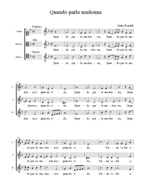 Quando parla madonna