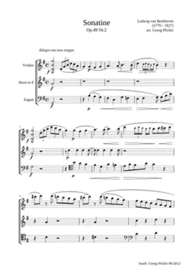 Piano Sonata No.19 Op.49 No.1