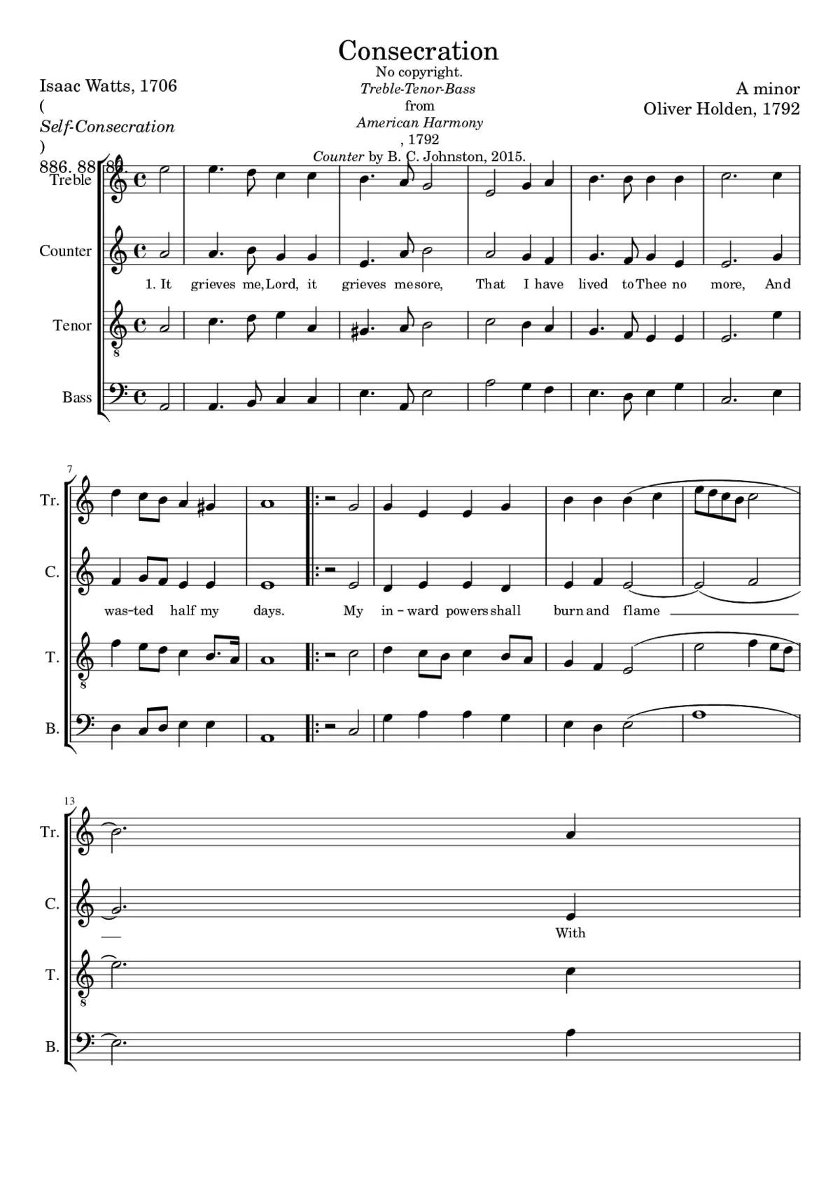 Consecration - Page 1