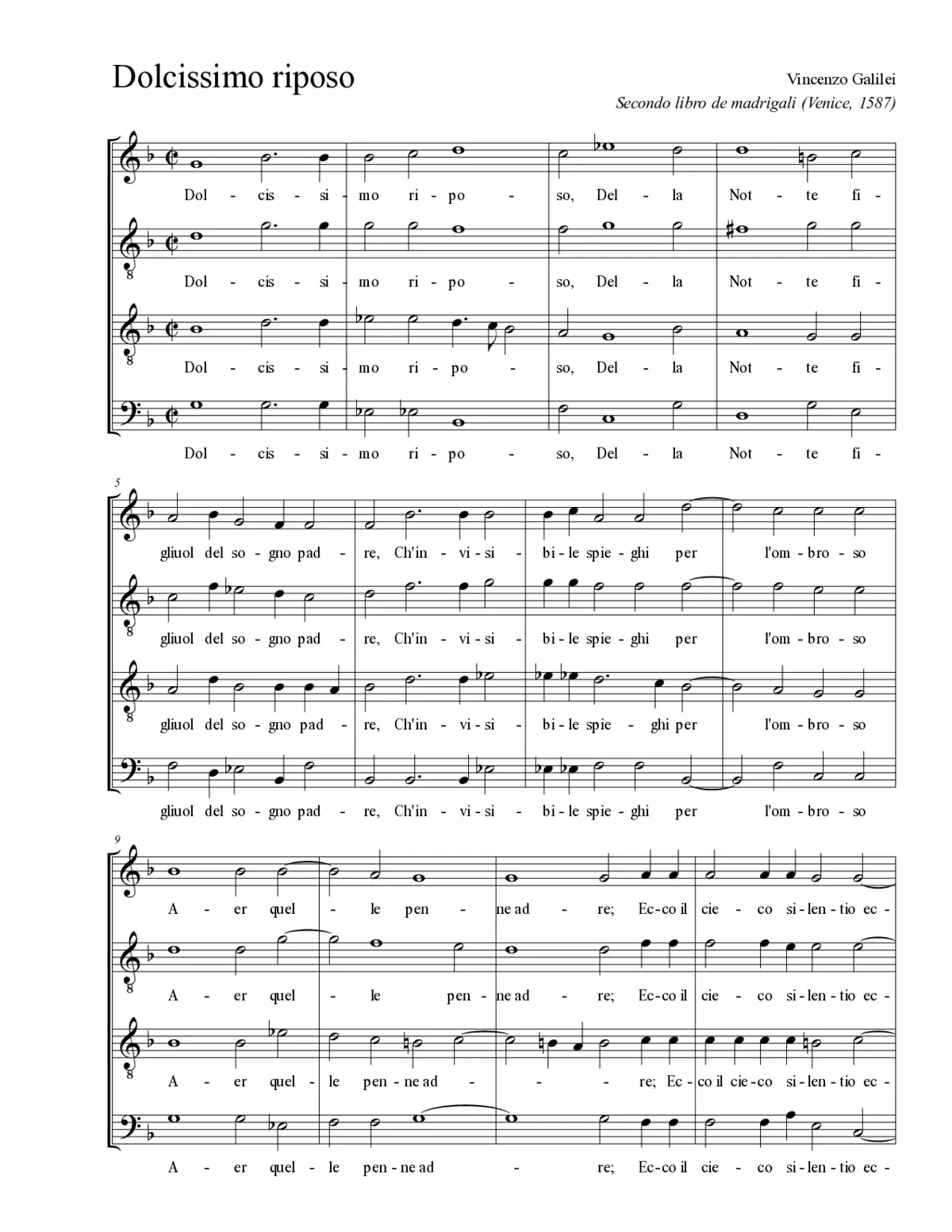 Dolcissimo riposo - Page 1
