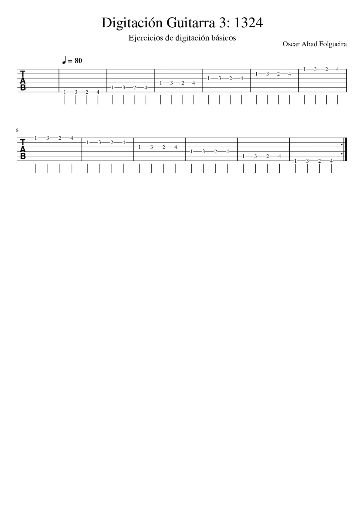03 - Digitación guitarra 1324 - Page 1
