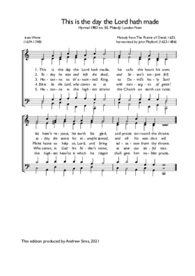 This is the day the Lord hath made