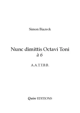 Nunc dimittis Octavi Toni