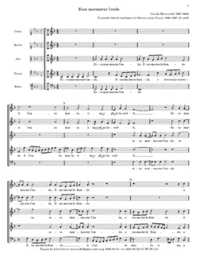 Ecco mormorar l’onde