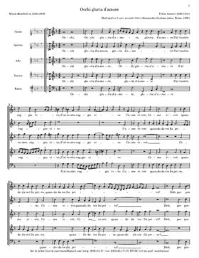 Occhi gloria d'amore