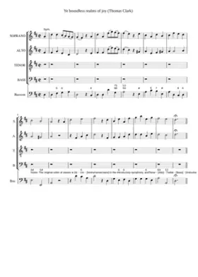 Ye boundless realms of joy